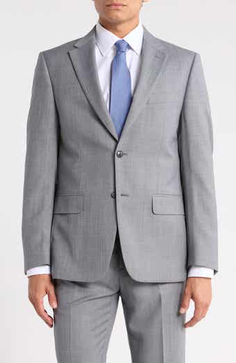 Two-Button Wool Blend Sport Coat