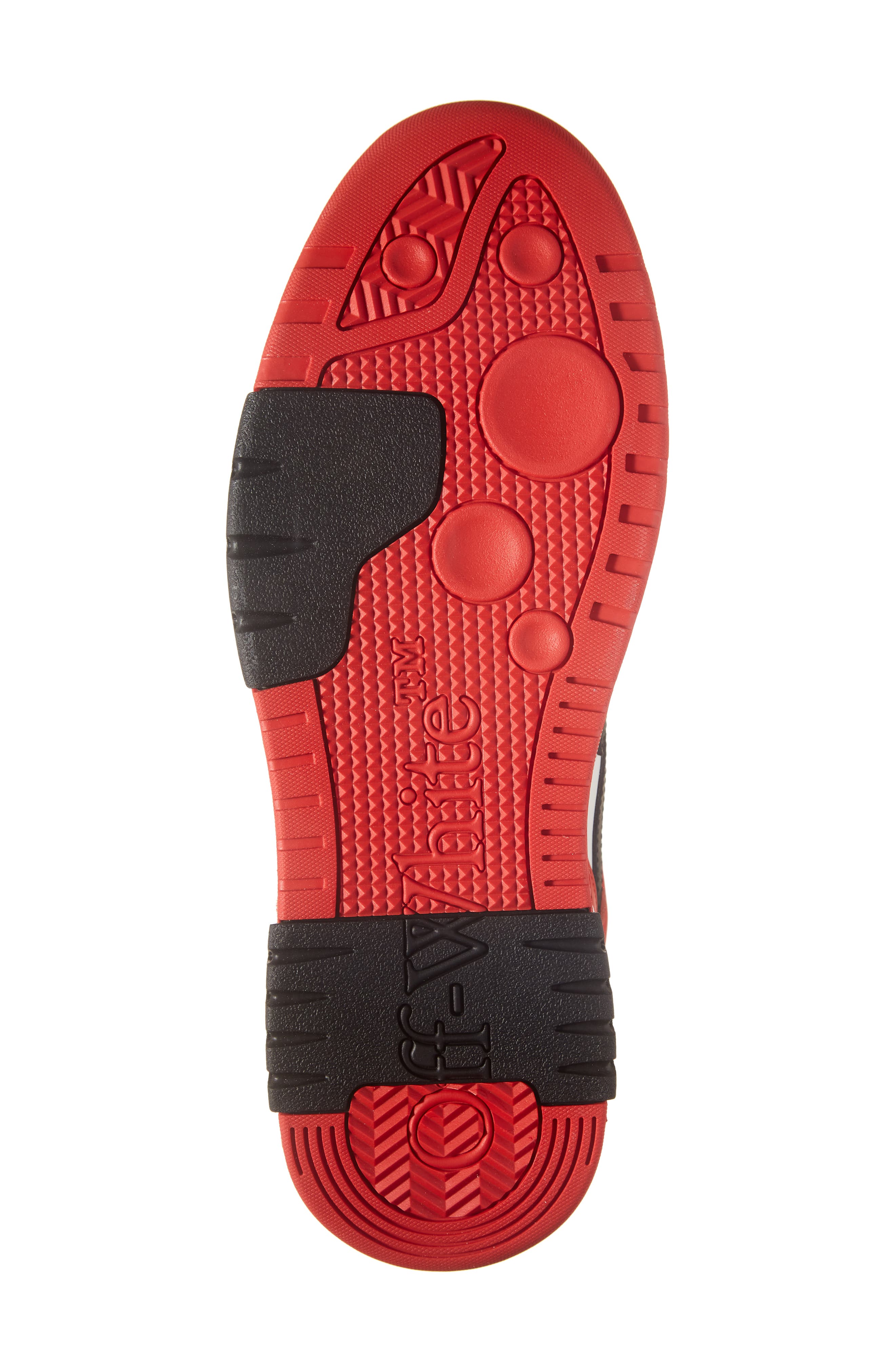 Off-White Out of Office Low Top Sneaker, Alternate, color, Red Black