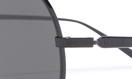 Diff Denver 61mm Aviator Sunglasses In Gray