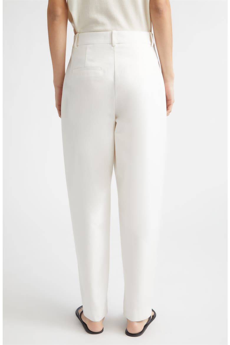 Astor Cotton Twill Tapered Leg Pants, Alternate, color, IVORY