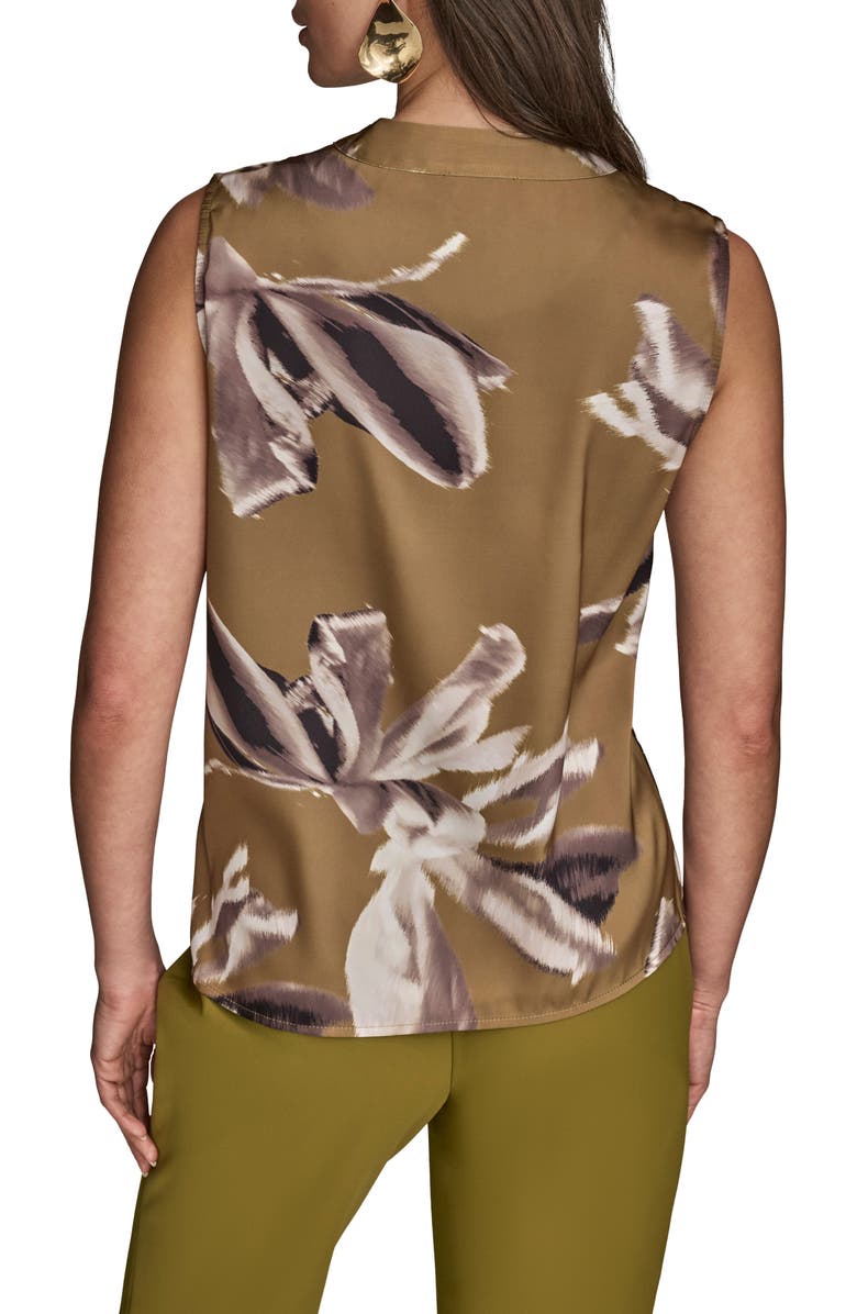 Donna Karan New York Drape Neck Charmeuse Top, Alternate, color,