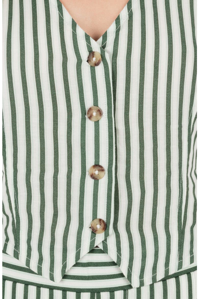 Roadside Stripe Vest, Alternate, color, EDEN