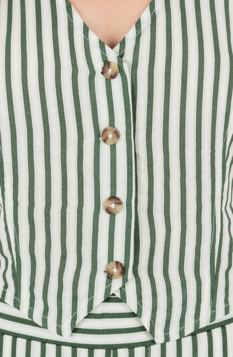 Hurley Roadside Stripe Vest, Alternate, color, Eden