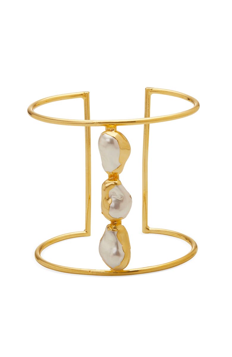 Dhwani Bansal KORA BRACELET, Main, color, Gold Plated