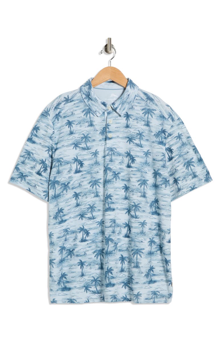 Tommy Bahama Oceanfront Palms Polo, Alternate, color, Deep Azure