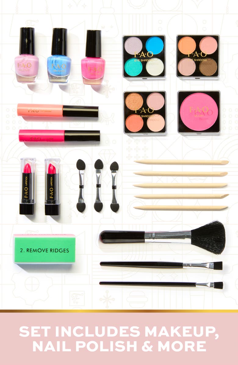 FAO Schwarz Vanity Makeup Studio Toy, Alternate, color, Multi