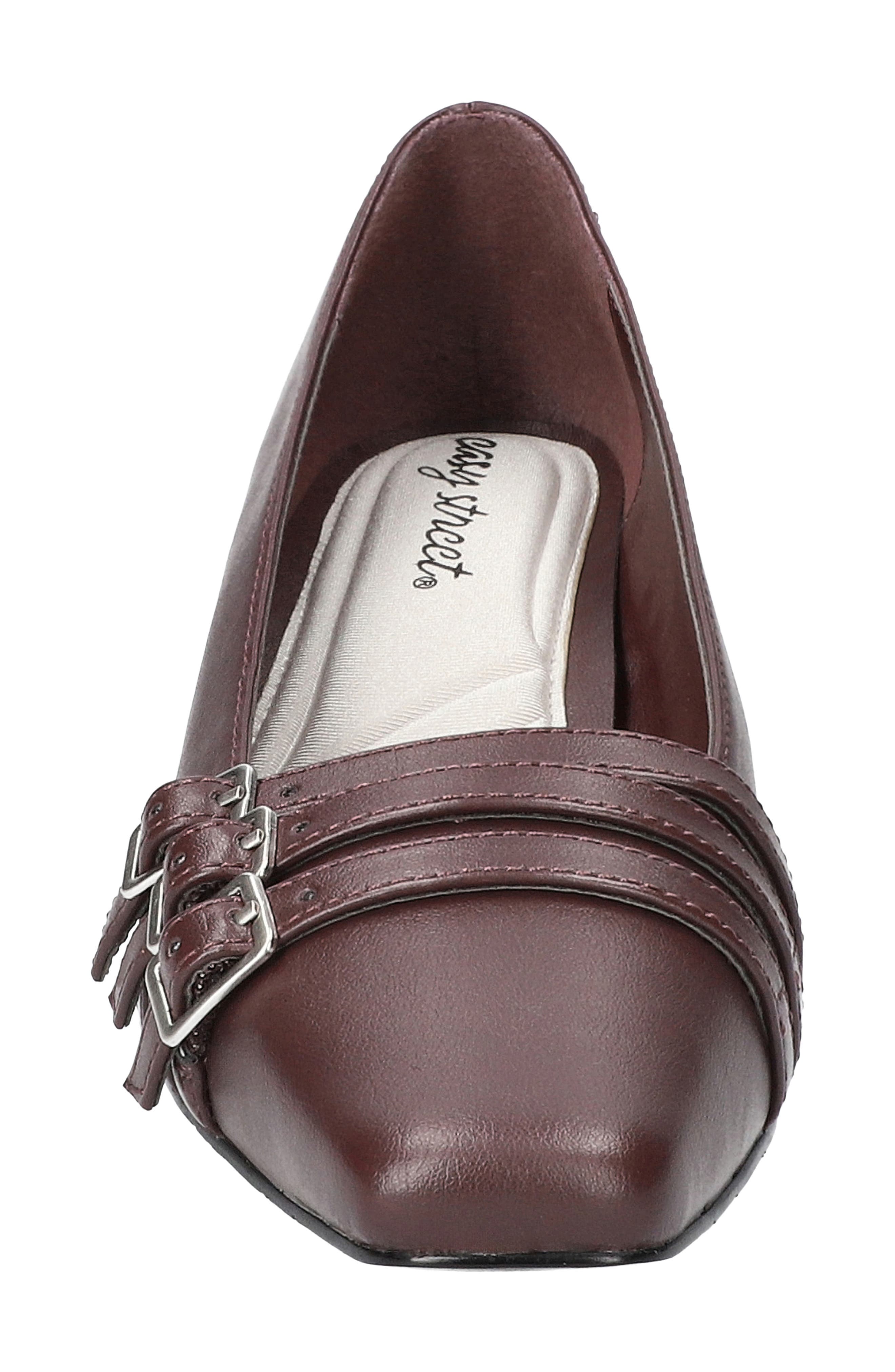 EASY STREET Enya Pump, Alternate, color, Burgundy