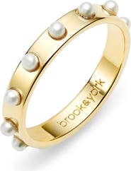 Brook and York Holly Imitation Pearl Ring