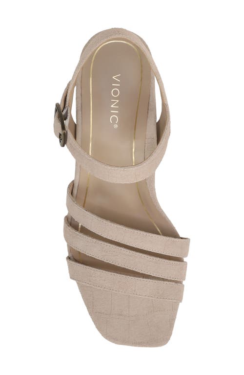 Vionic Nora Ankle Strap Sandal In Neutral