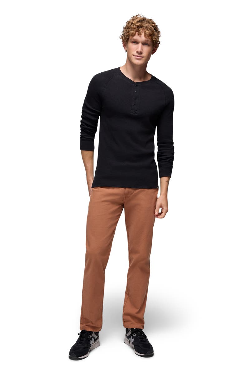 prAna Touchstone Henley, Alternate, color, Black Heather