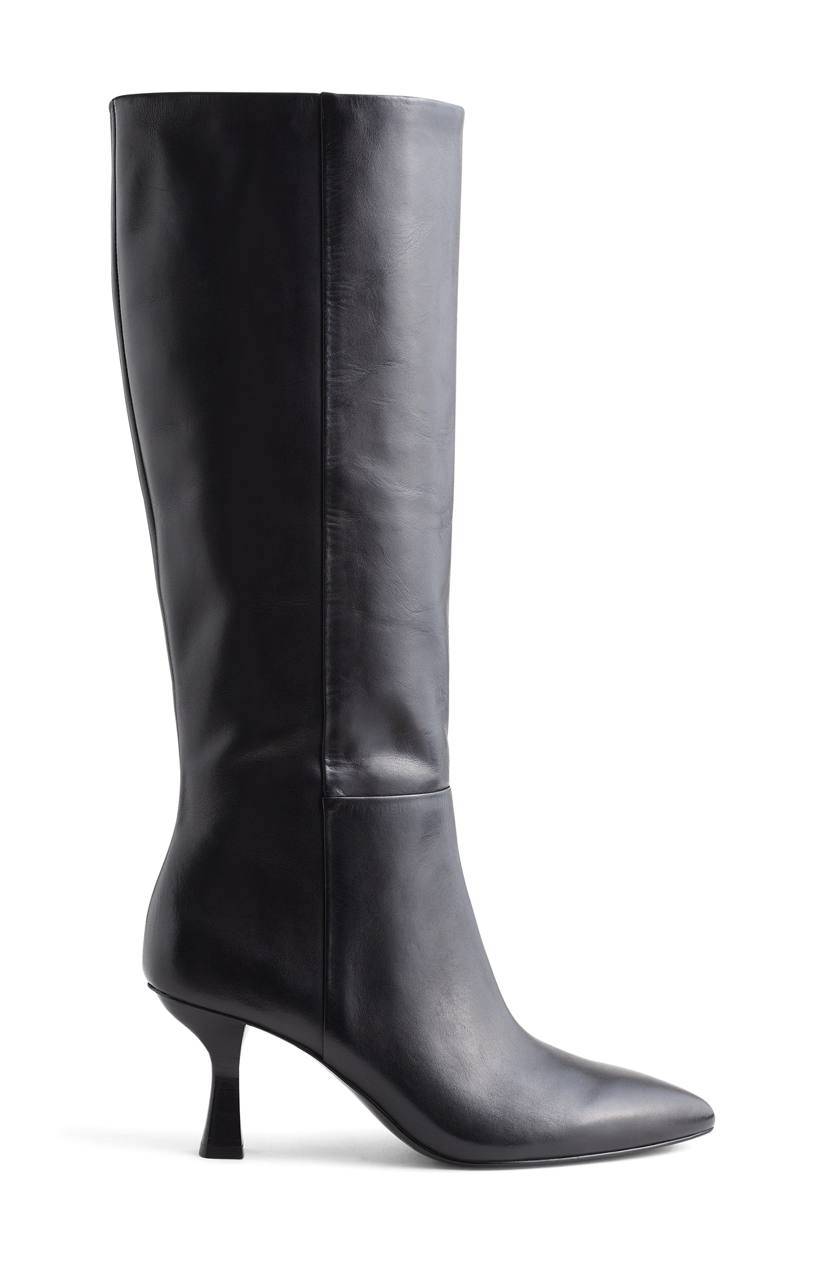 Madewell Justine Boot, Main, color, True Black