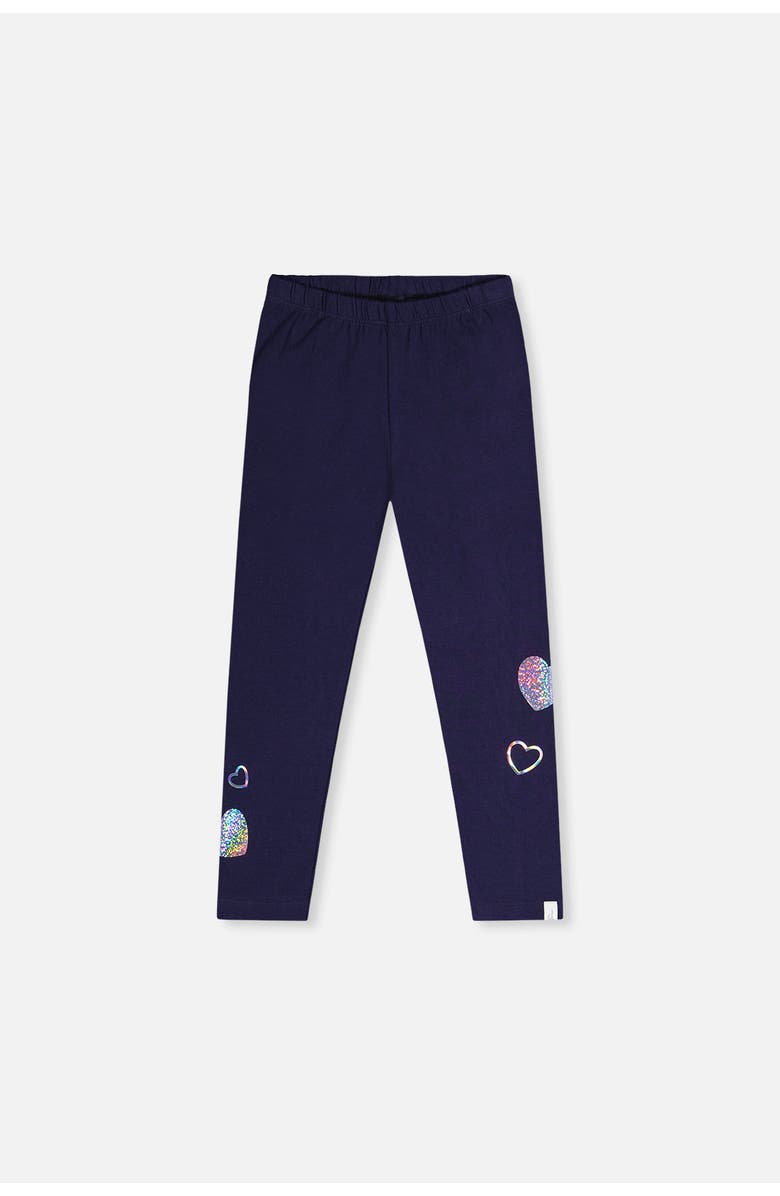 Deux par Deux Organic Cotton Soft Stretchy Glitter Leggings, Main, color,