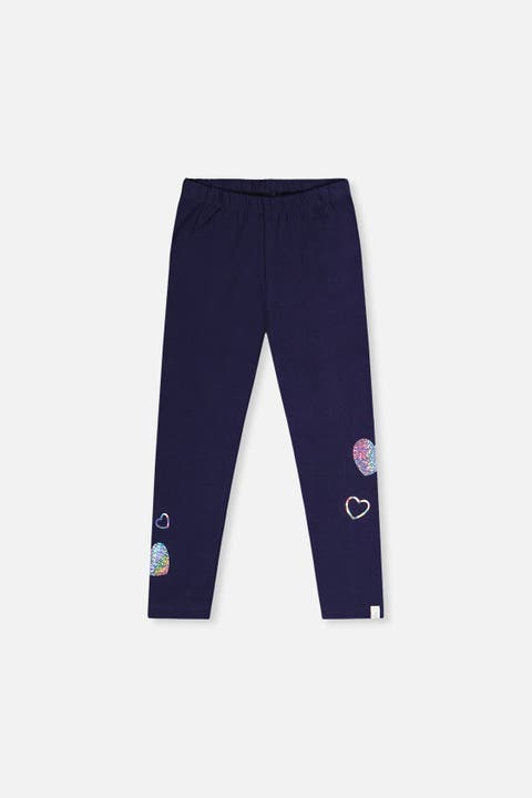 Organic Cotton Soft Stretchy Glitter Leggings (Toddler, Little Kid & Big Kid)