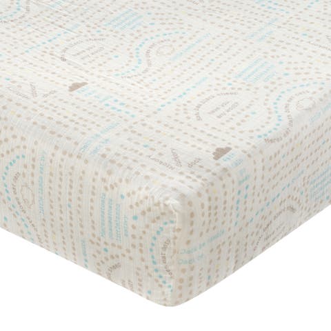 Signature Organic Cotton Muslin Nursery Rhyme Fitted Crib Sheet