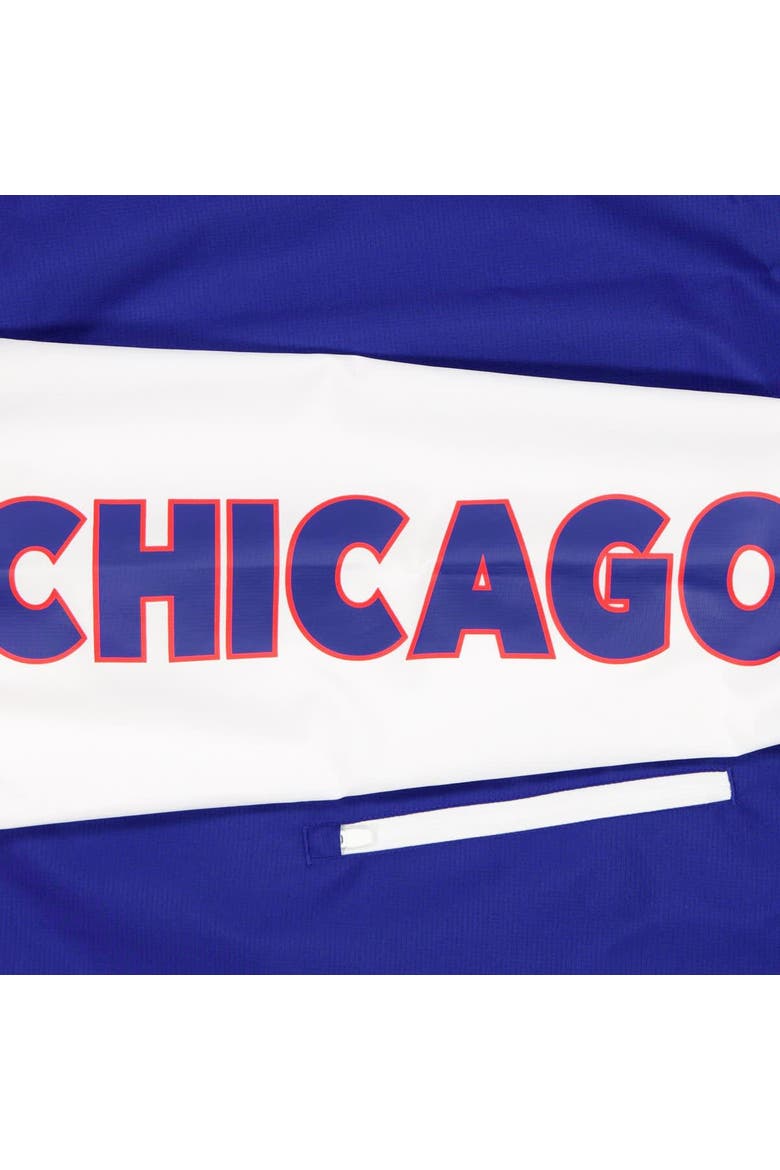 Men's New Era  Royal/Red Chicago Cubs Color Block Full-Zip Hoodie Windbreaker, Alternate, color, Royal
