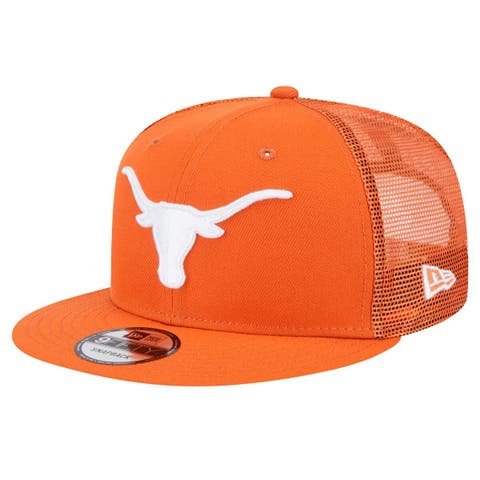 Men's New Era Texas Orange Texas Longhorns 9FIFTY Trucker Snapback Hat