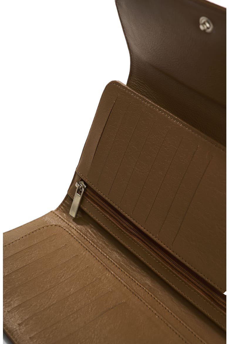 Leather Bifold Large Wallet, Alternate, color, Brown