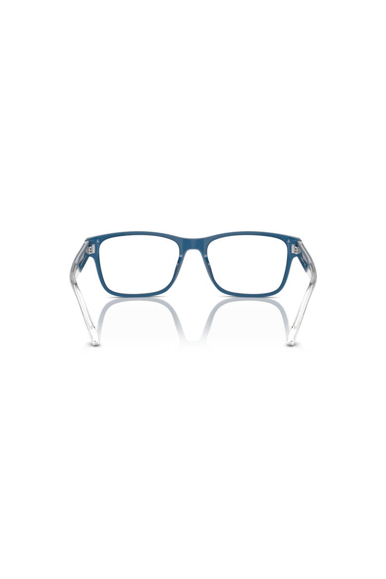 53mm Rectangle optical glasses, Alternate, color, Blue