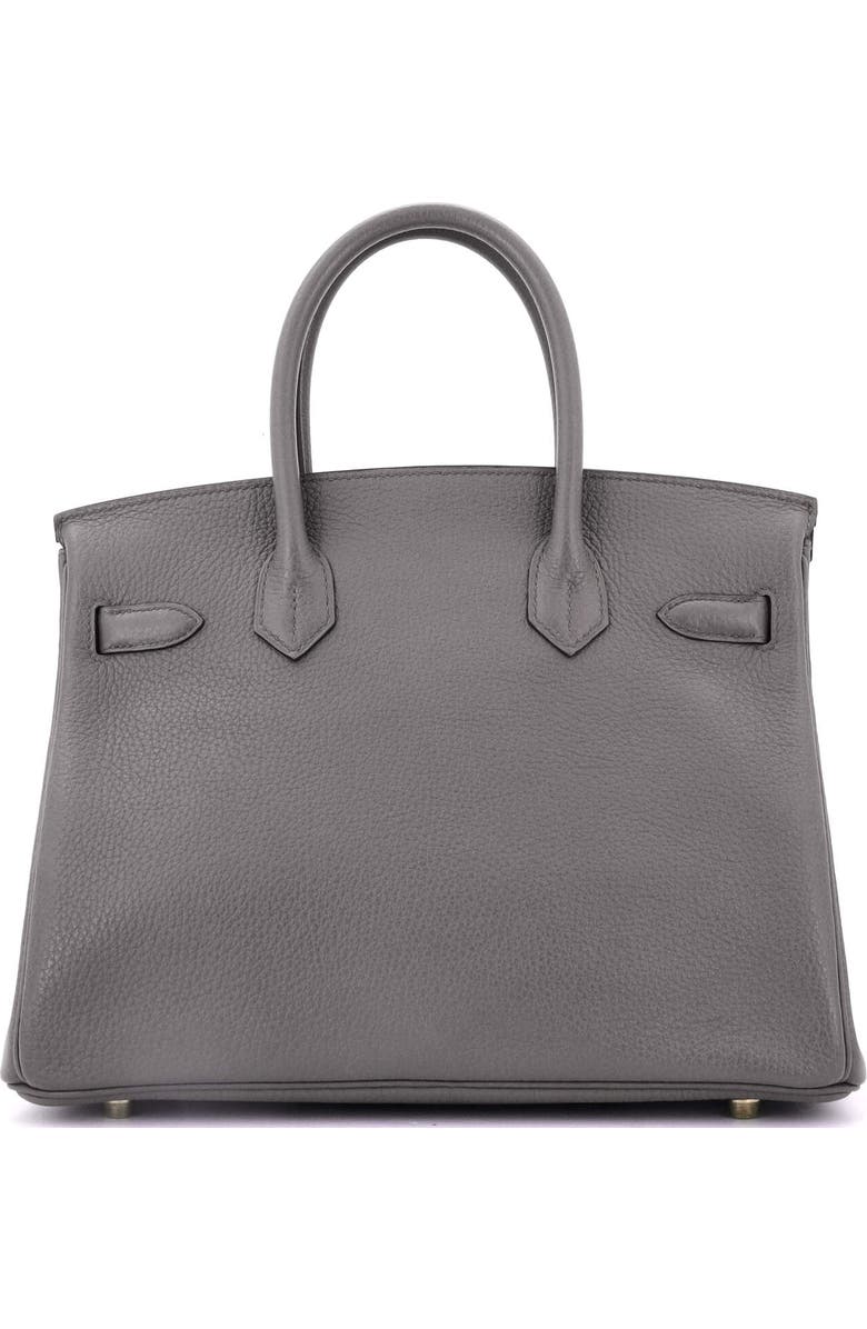 Pre-Owned Hermes Birkin Handbag Grey Togo with Gold Hardware 30, Alternate, color, Etain