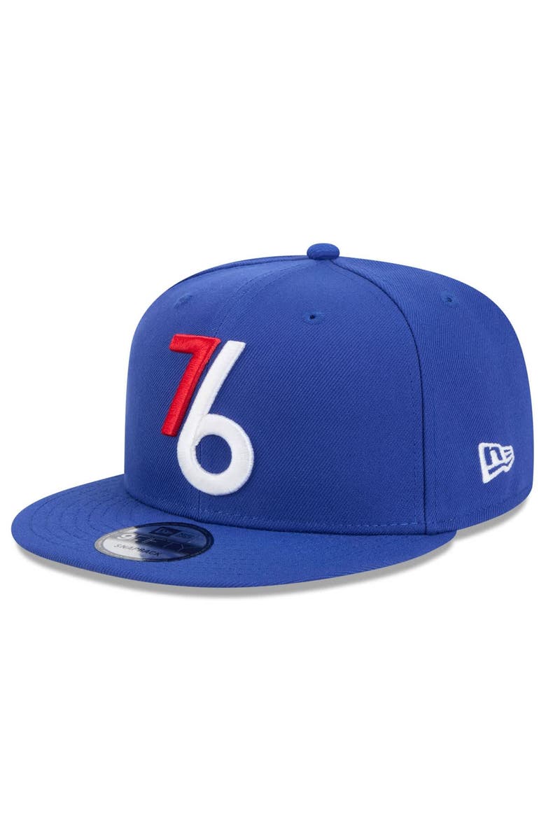 New Era Men's New Era Royal Philadelphia 76ers 2024/25 City Edition Alternate 9FIFTY Snapback Hat, Alternate, color, Royal