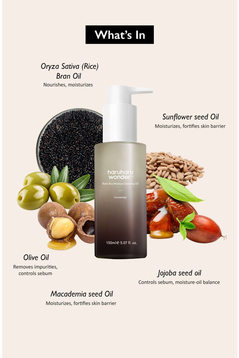Black Rice Moisture Cleansing Oil, Alternate, color, None