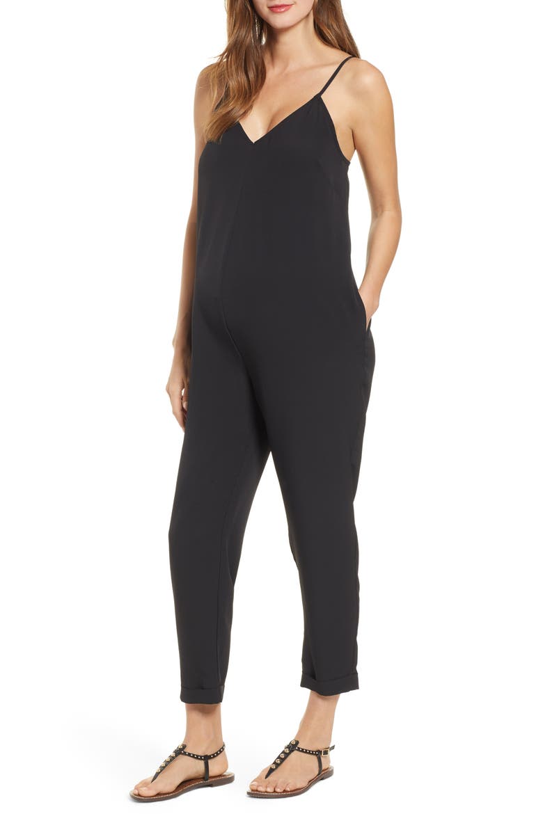 Georgie Jumpsuit, Main, color, BLACK