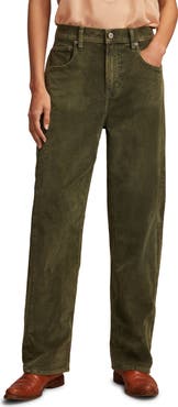 Lucky Brand Corduroy Barrel Leg Jeans