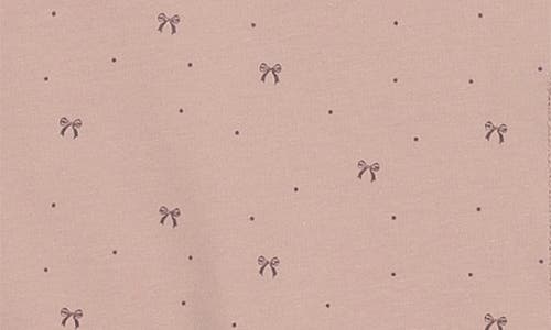 Maniere Manière Bow Wrap Cotton Blend Footie & Beanie Set In Animal Print