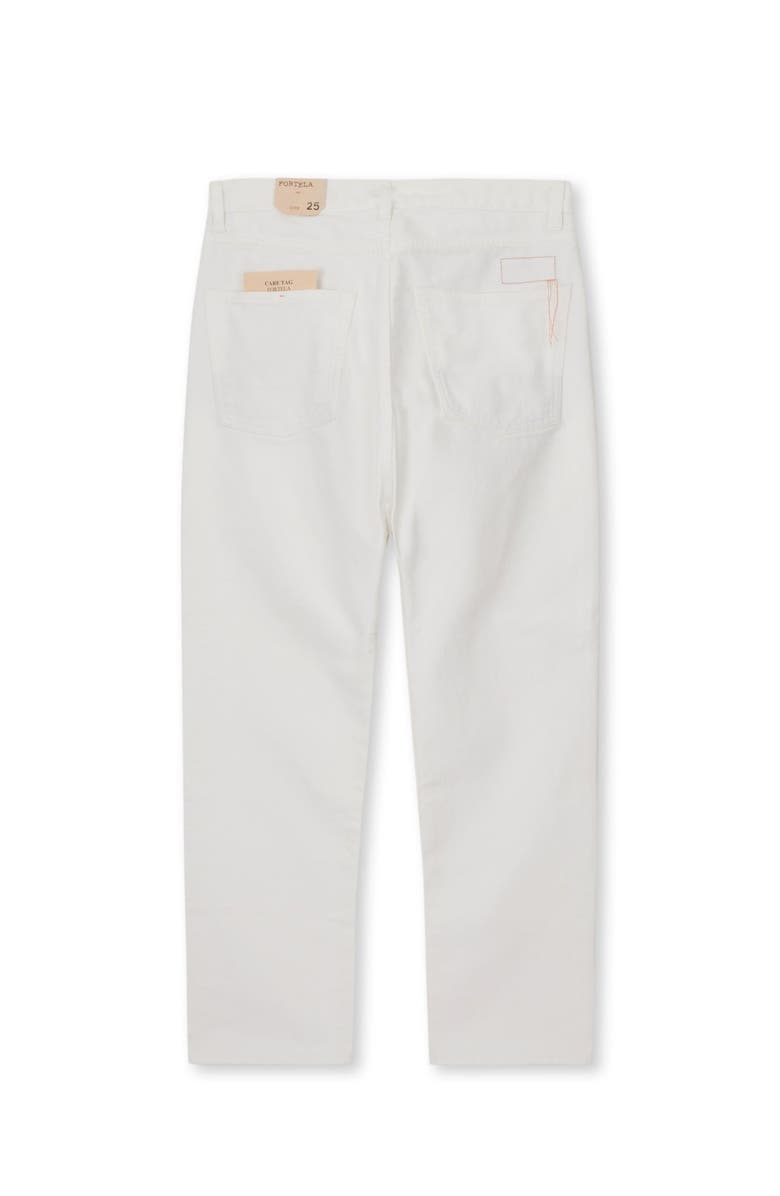 Fortela 965 John Ecrù 5-Pocket Denim Trousers, Alternate, color, Off White