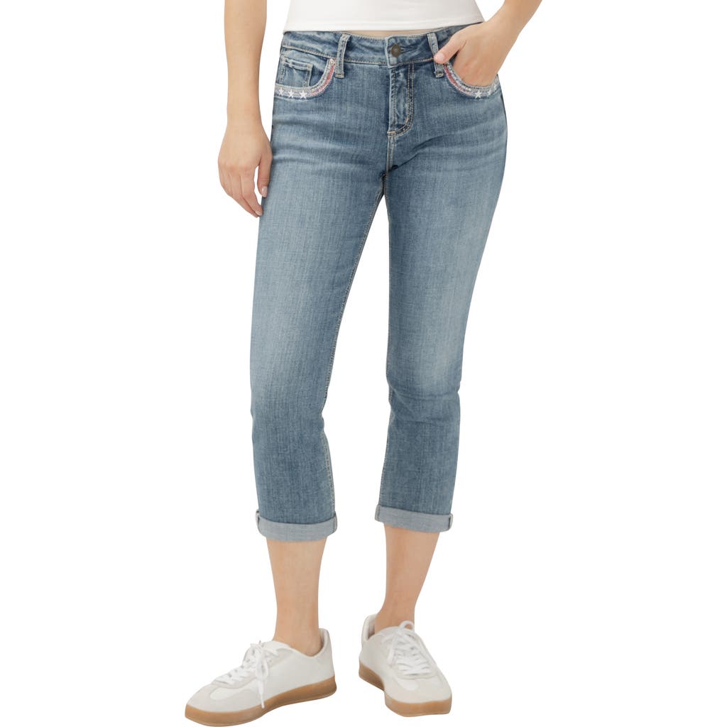 Shop Silver Jeans Co. Elyse Capri Jeans