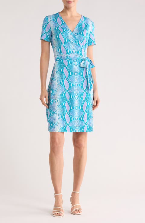New Julian Wrap Short Sleeve Dress