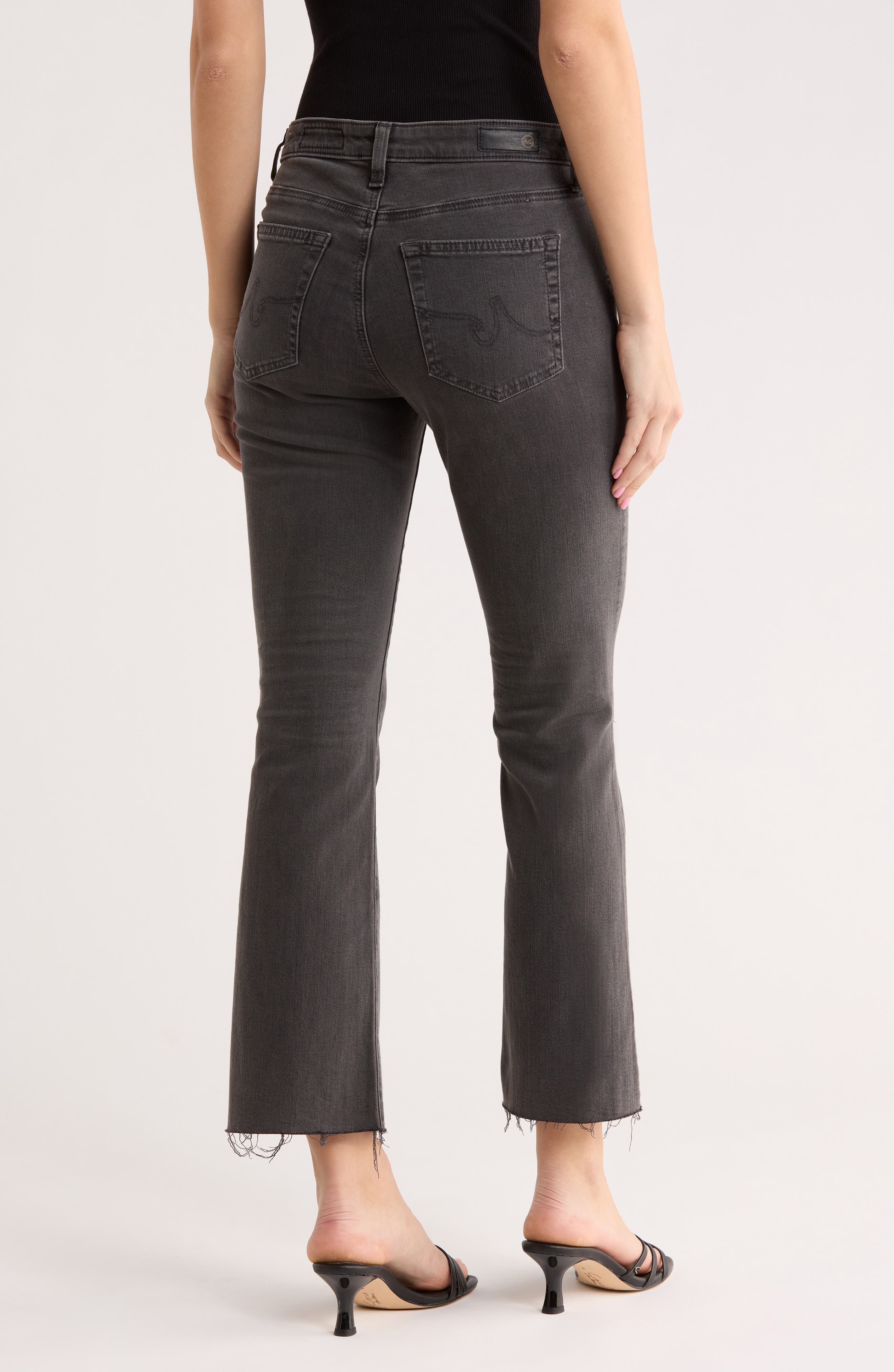 Farrah Mid Rise Crop Bootcut Jeans - image 2