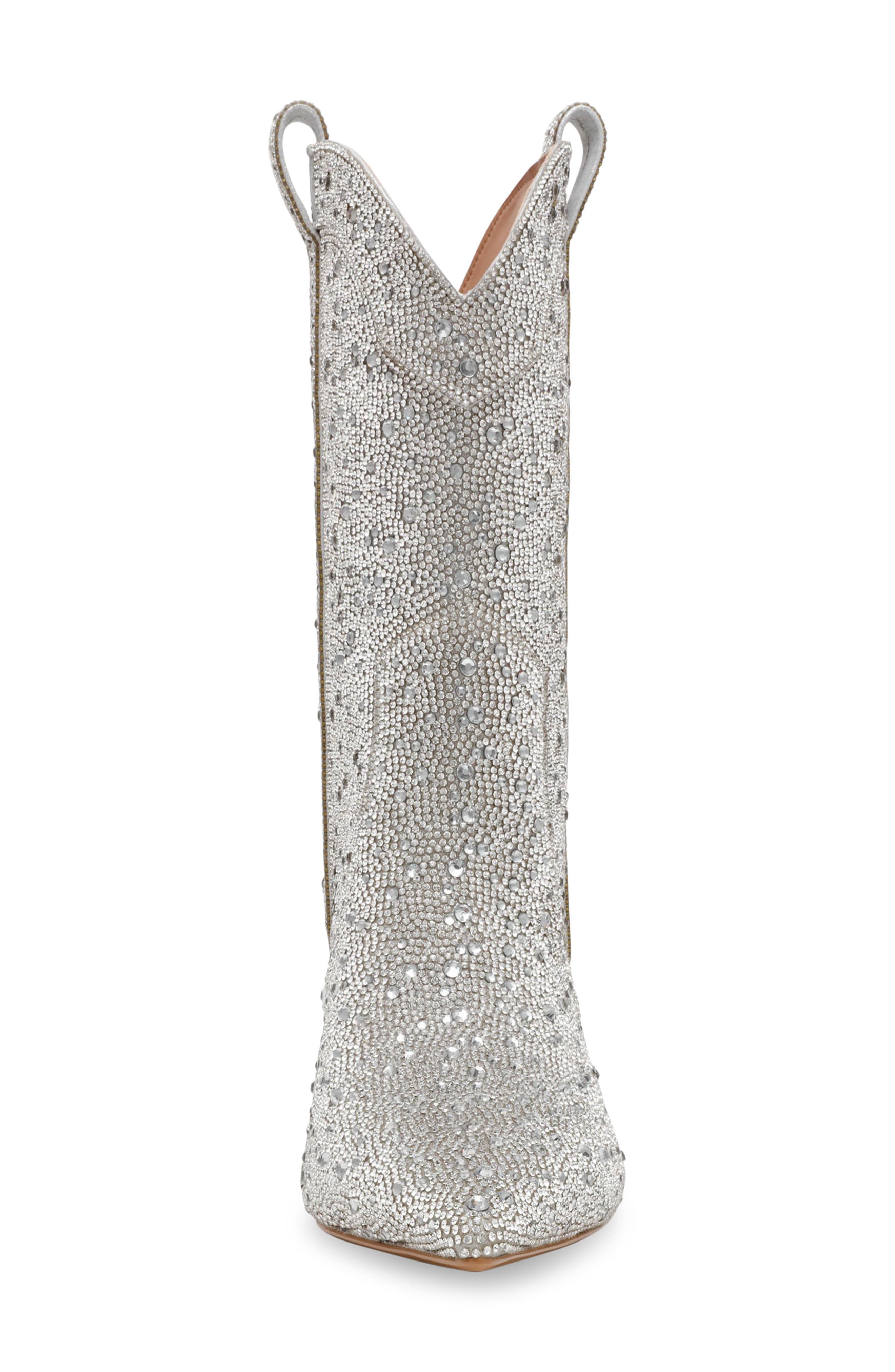 Steve Madden Leigha Pointed Toe Western Boot, Alternate, color, 