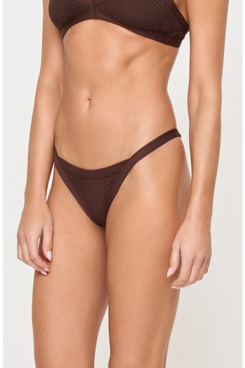 Mackenzie Bitsy Bikini Bottoms, Alternate, color, ESPRESSO