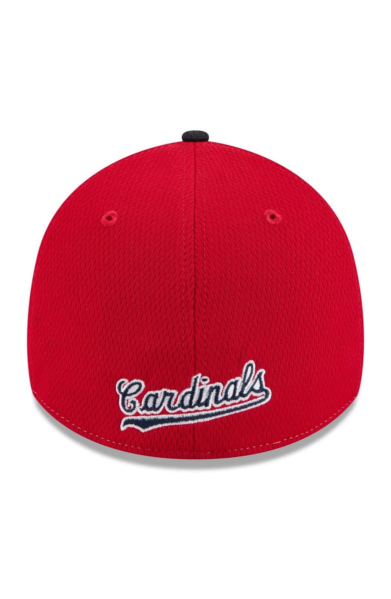 New Era Men's New Era Red/Black St. Louis Cardinals 2025 MLB Clubhouse 39THIRTY Flex Hat, Alternate, color, Red