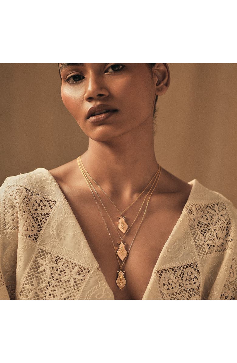 Dhwani Bansal Amphora Layered Necklace, Alternate, color, Gold Plated