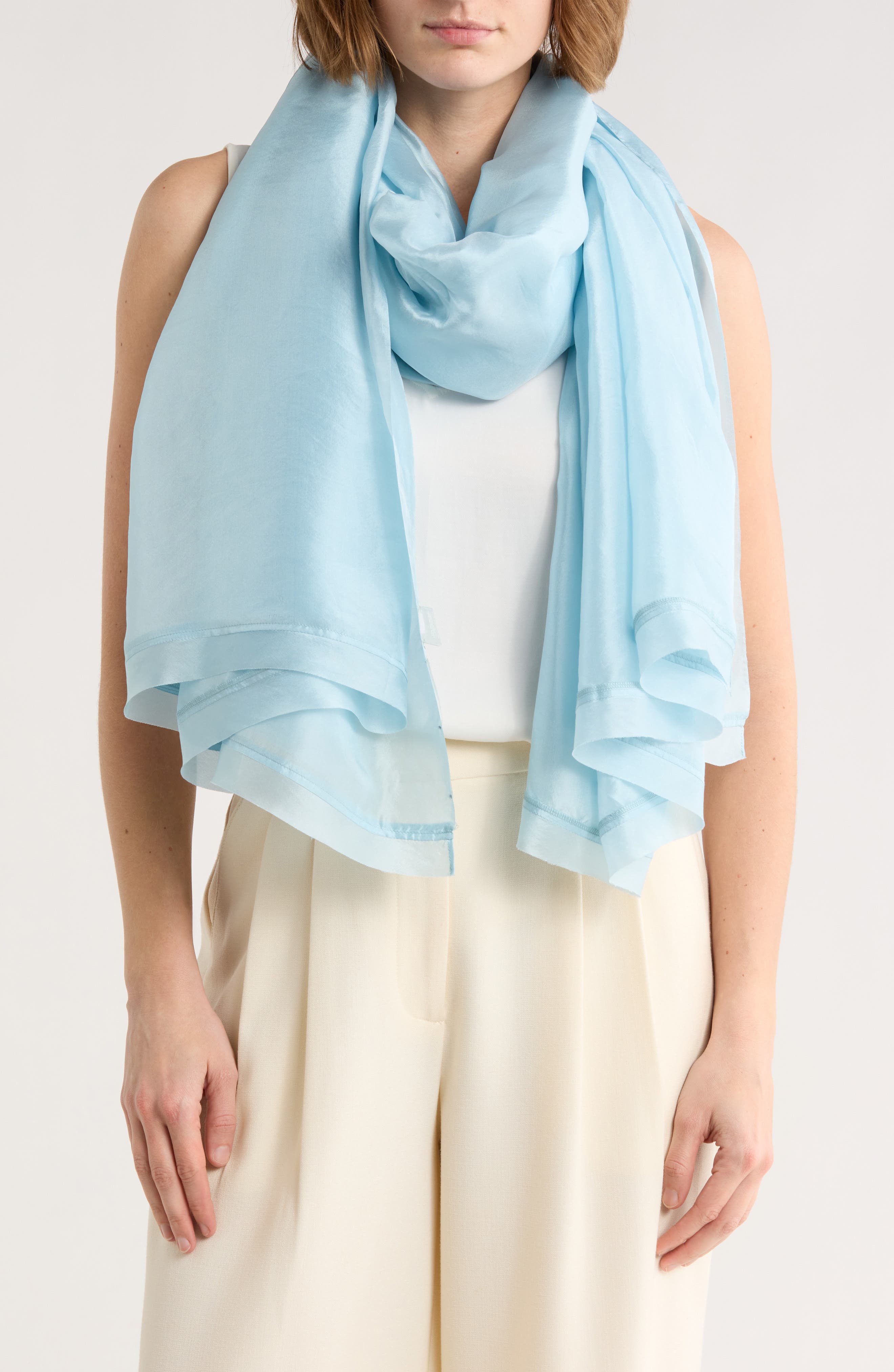 Eileen Fisher Washed Silk Scarf