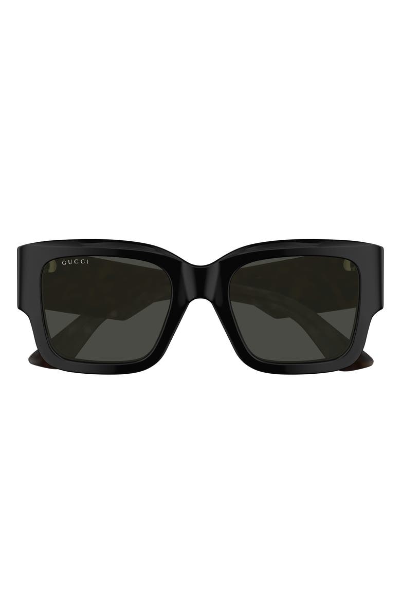 Gucci 52mm Square Sunglasses, Main, color, 