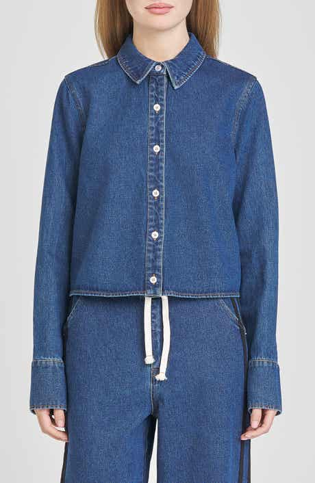 WAYF Mercer Denim Button-Up Shirt