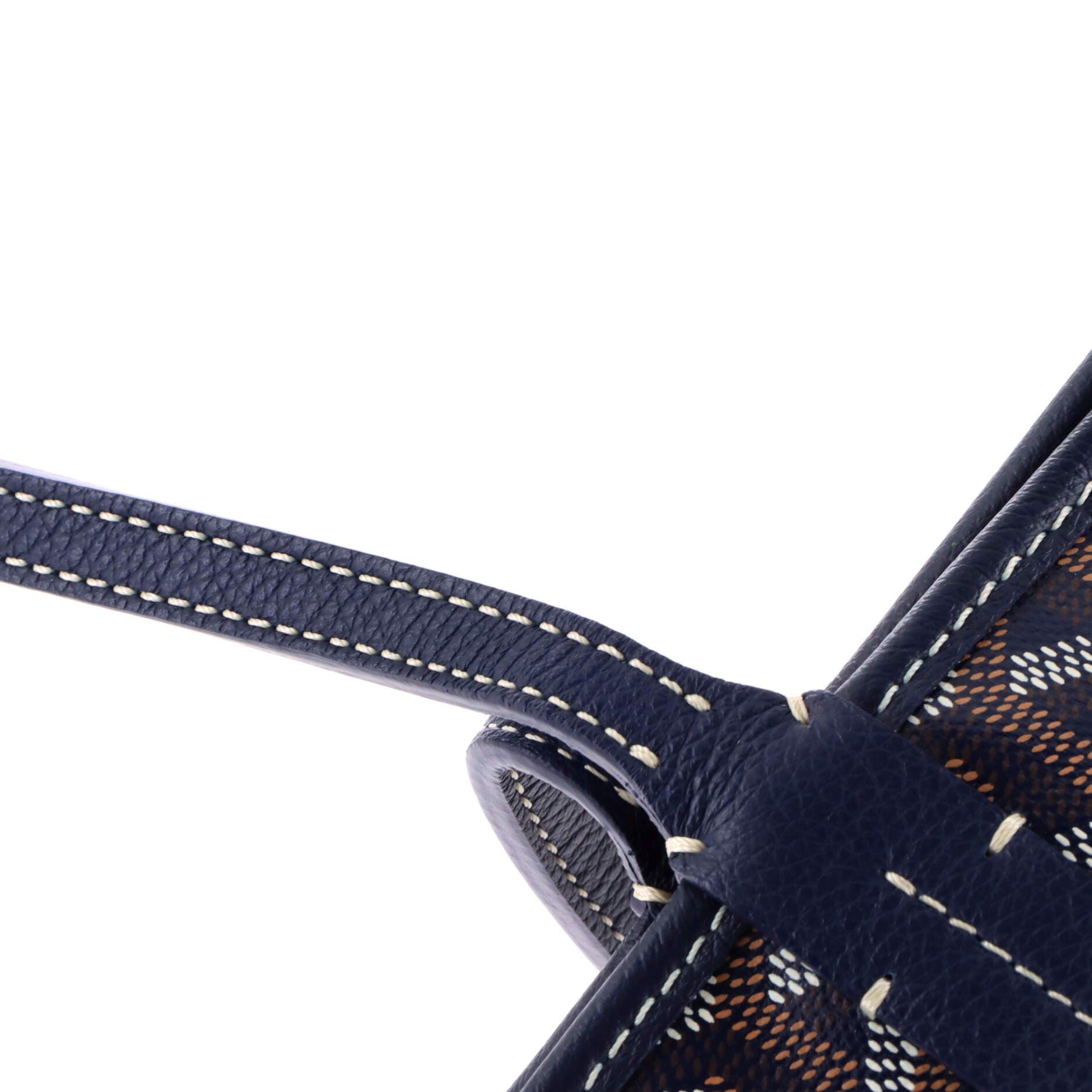 Pre-Owned Goyard Artois Tote Coated Canvas MM, Alternate, color, Blue