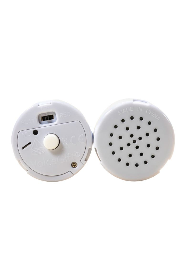Mini-Me® OPEN Voice Recorder for Plush & Pillow, Main, color, White