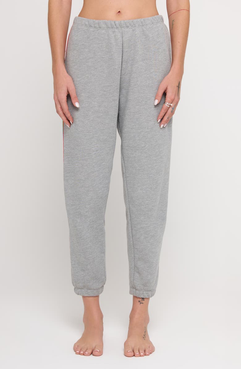 Spiritual Gangster Luna Rainbow Cotton & Modal Sweatpants, Main, color, 