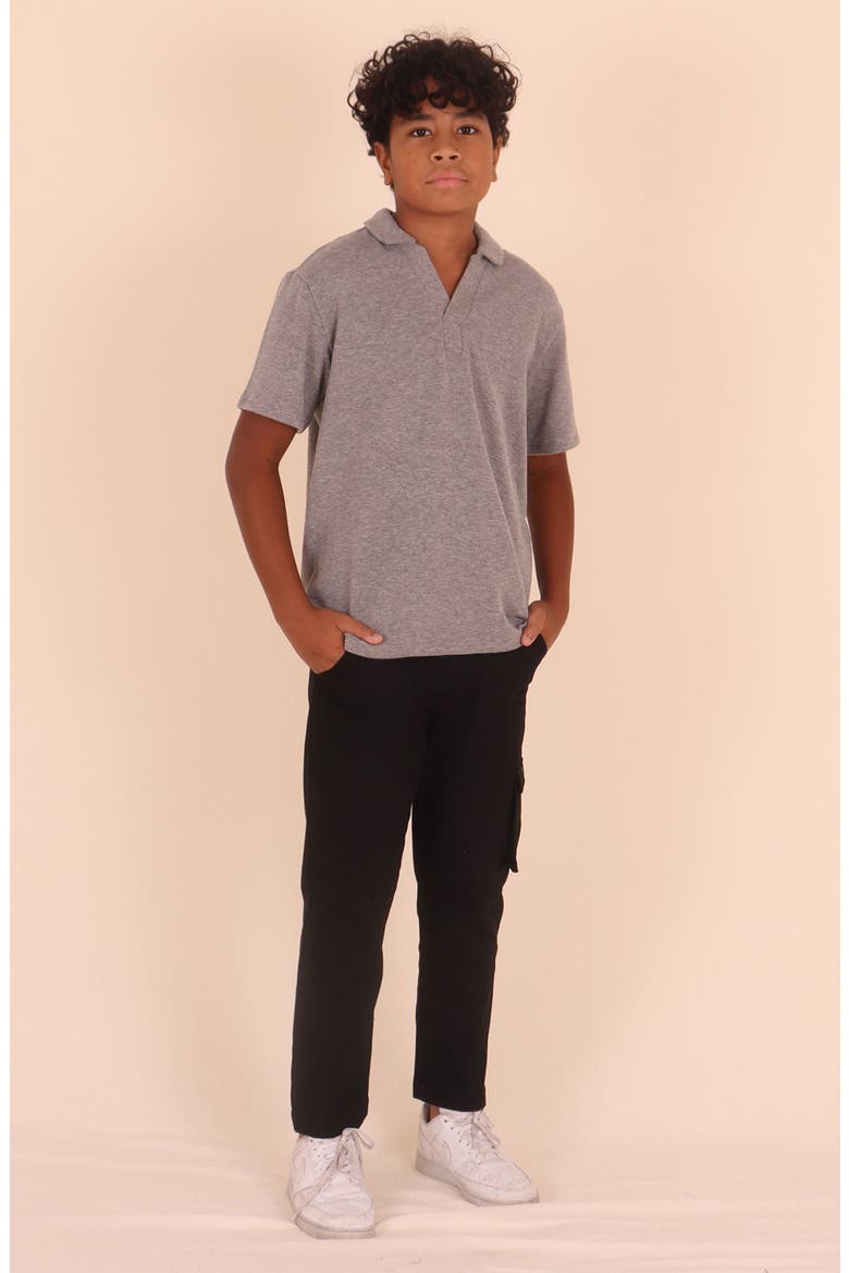 Kids' Cargo Pants, Alternate, color, BLACK