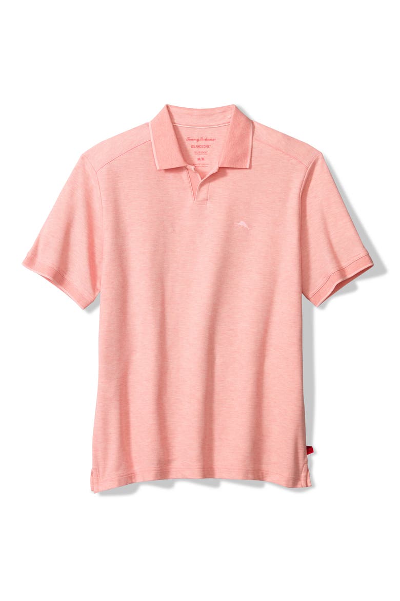Emfielder Johnny Collar IslandZone® Polo, Alternate, color, PASSION PEACH HEATHER