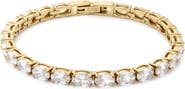 D.LOUISE Oval Cubic Zirconia Tennis Bracelet
