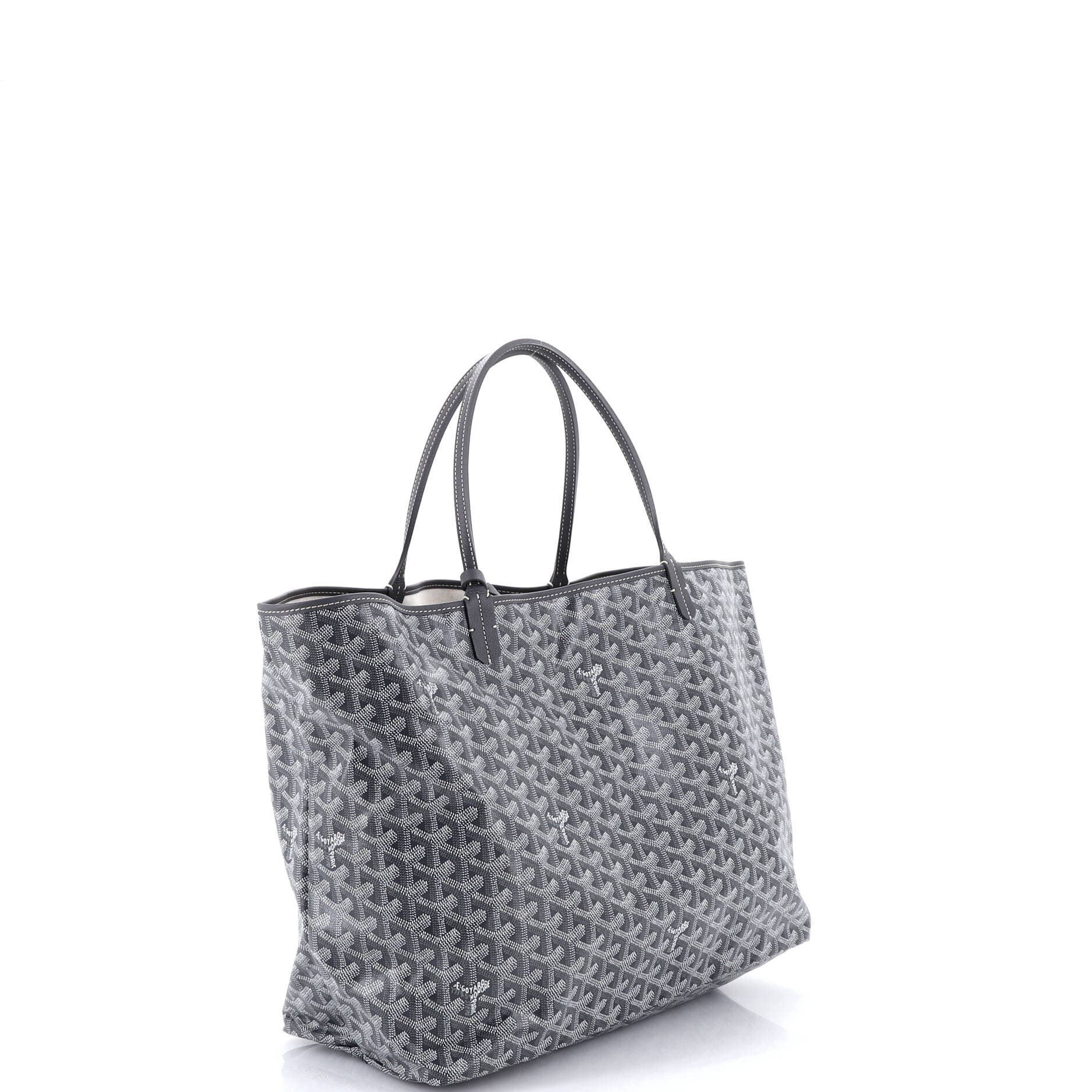 Pre-Owned Goyard Saint Louis Tote Coated Canvas GM, Alternate, color, Gray