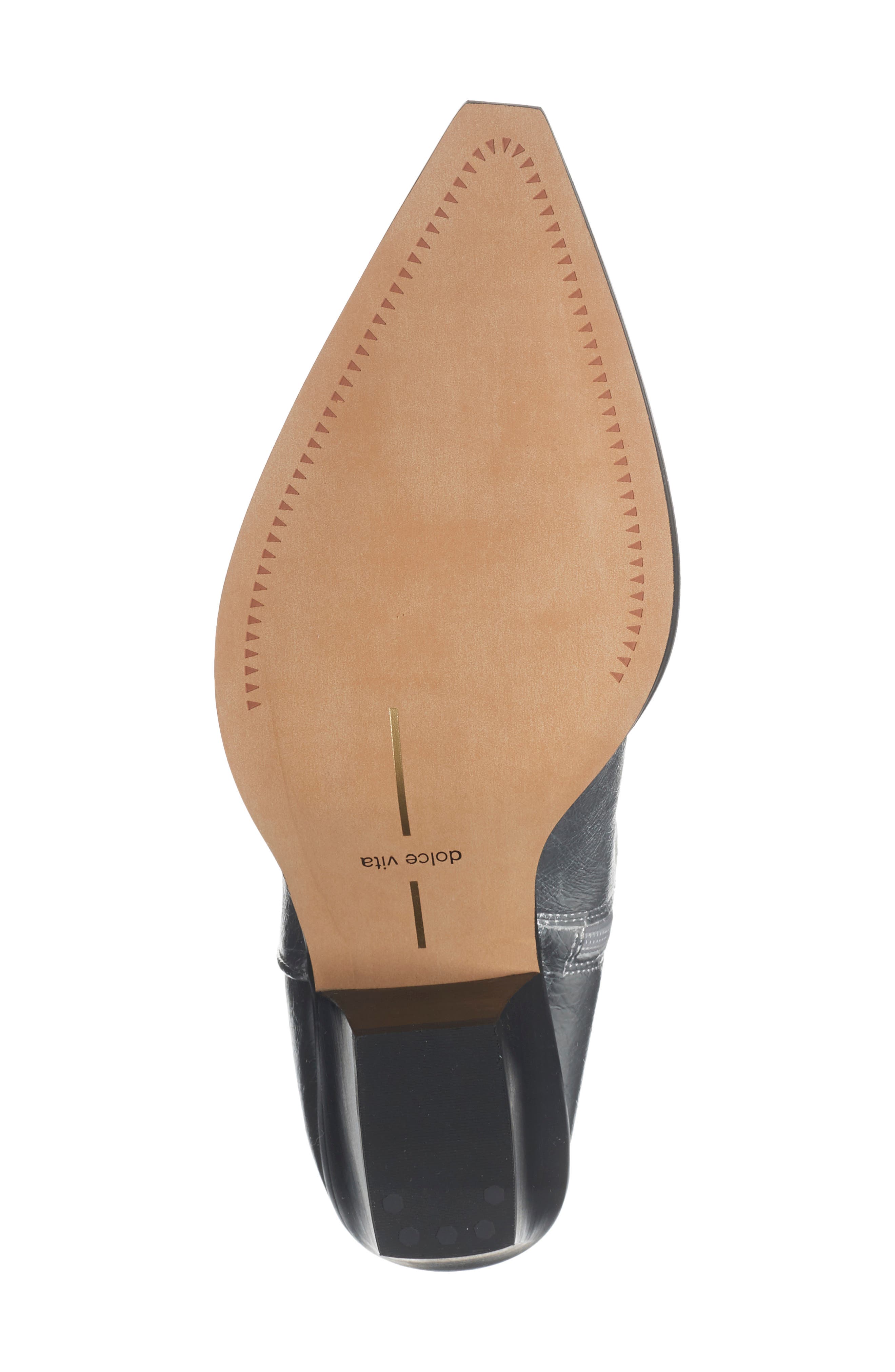 Dolce Vita Ryland Western Boot, Alternate, color, Silver