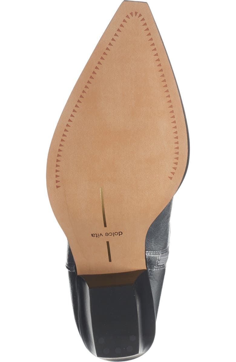 Dolce Vita Ryland Western Boot, Alternate, color, Silver