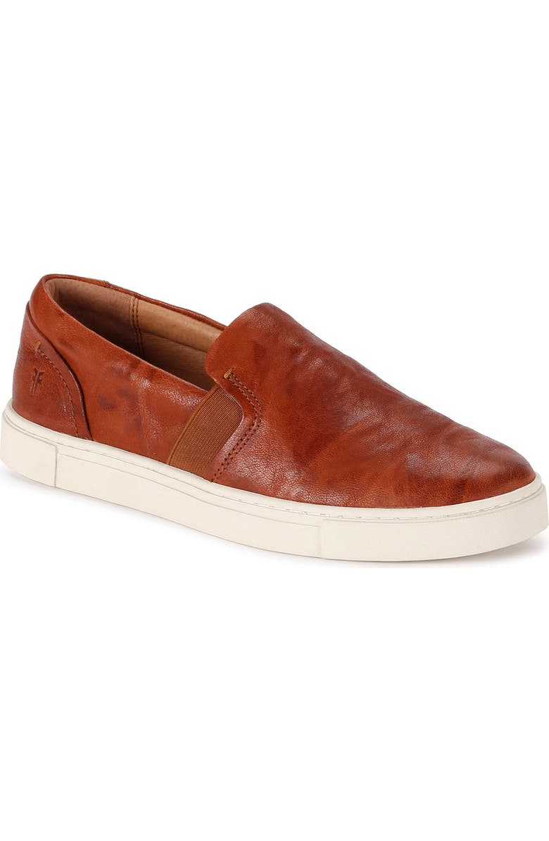 Frye Ivy Slip-On Sneaker, Main, color, Cognac - Oyster