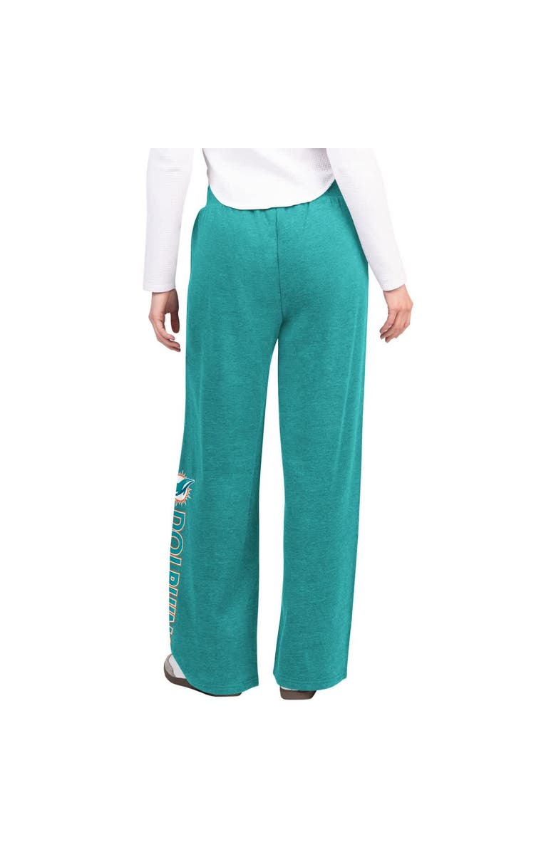 G-III 4HER BY CARL BANKS Women
s G-III 4Her by Carl Banks Aqua Miami Dolphins Field Wide Leg Sweatpants, Alternate, color, Aqua